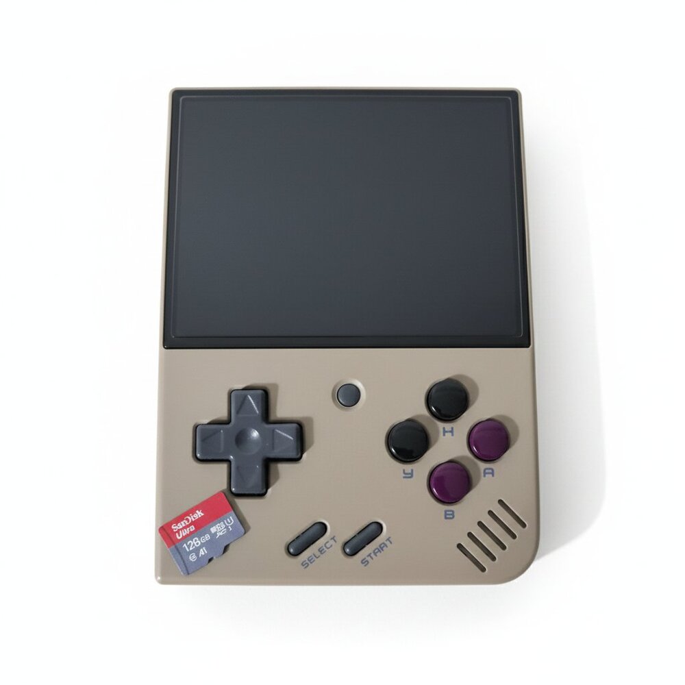 MIYOO Mini Plus Handheld Console w/Onion OS + 128GB Micro SD Card